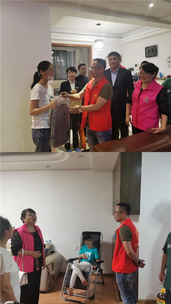 關(guān)愛(ài)兒童，黨員志愿者在行動(dòng)