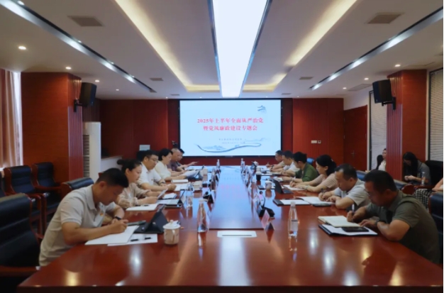 市古鎮(zhèn)投資公司黨委召開2025年上半年全面從嚴治黨暨黨風廉政建設(shè)專題會