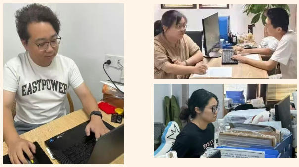 國(guó)慶我在崗——市古鎮(zhèn)投資公司員工堅(jiān)守一線